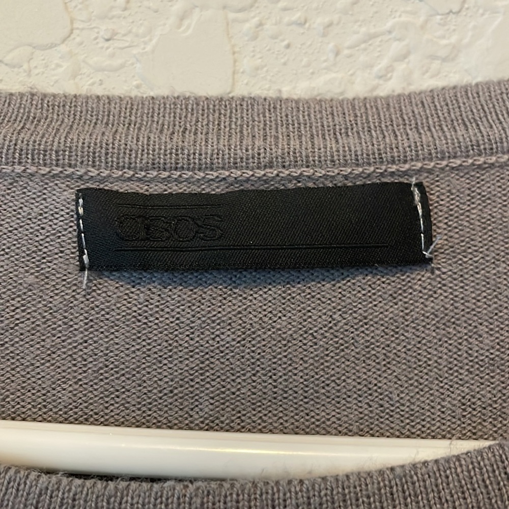 ASOS Color Blocked 100% Cotton Classic Pullover Sweater Size Large - Picture 7 of 11